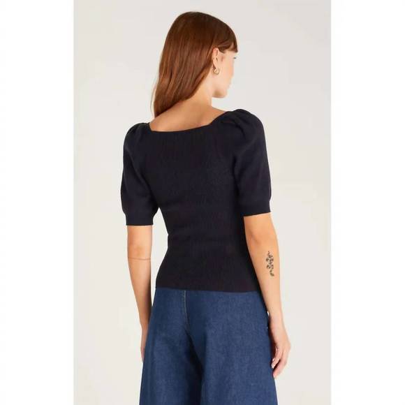 NEW Z SUPPLY sibyl sweater top in deep navy - Picture 3 of 3